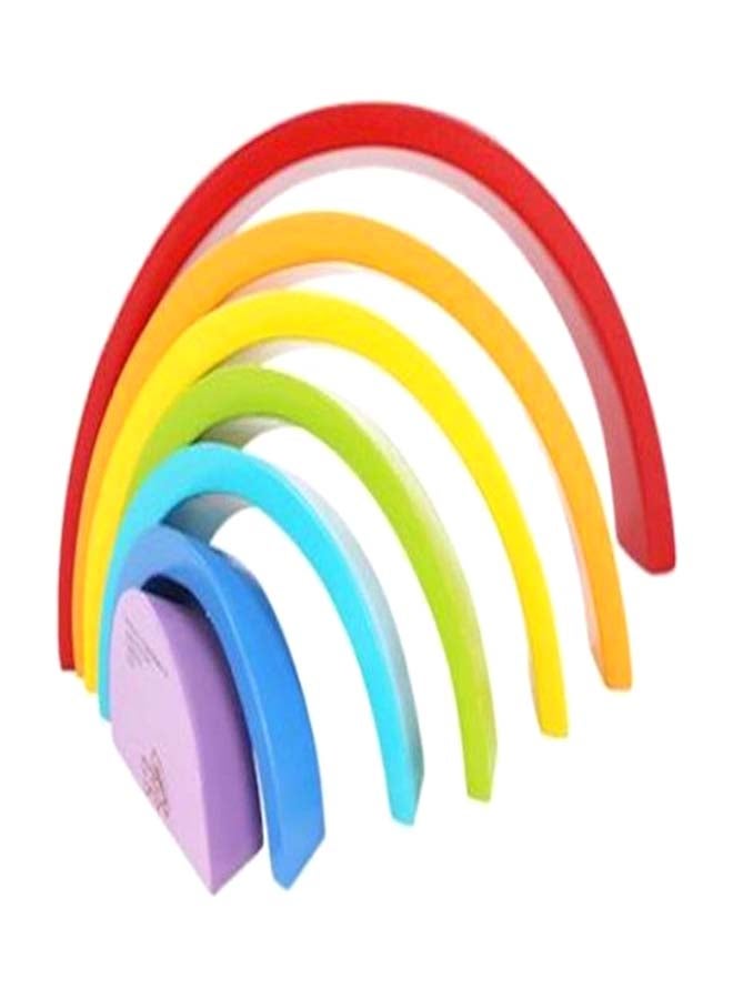 Rainbow Arch Bridge Shaped Toy Blocks 38.2x26.6x4.4cm  - Image 1