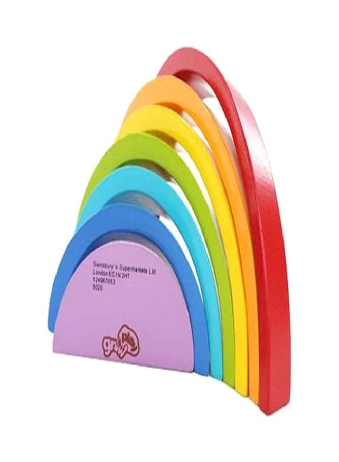 Rainbow Arch Bridge Shaped Toy Blocks 38.2x26.6x4.4cm  - Image 3