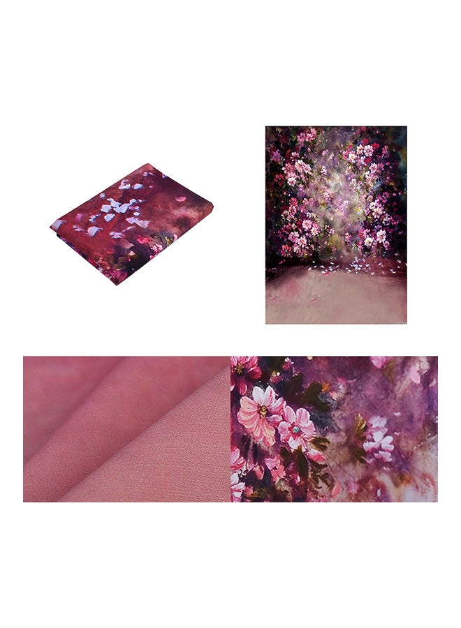 ANDOER Flower Wall Photography Background Multicolour  - Image 4