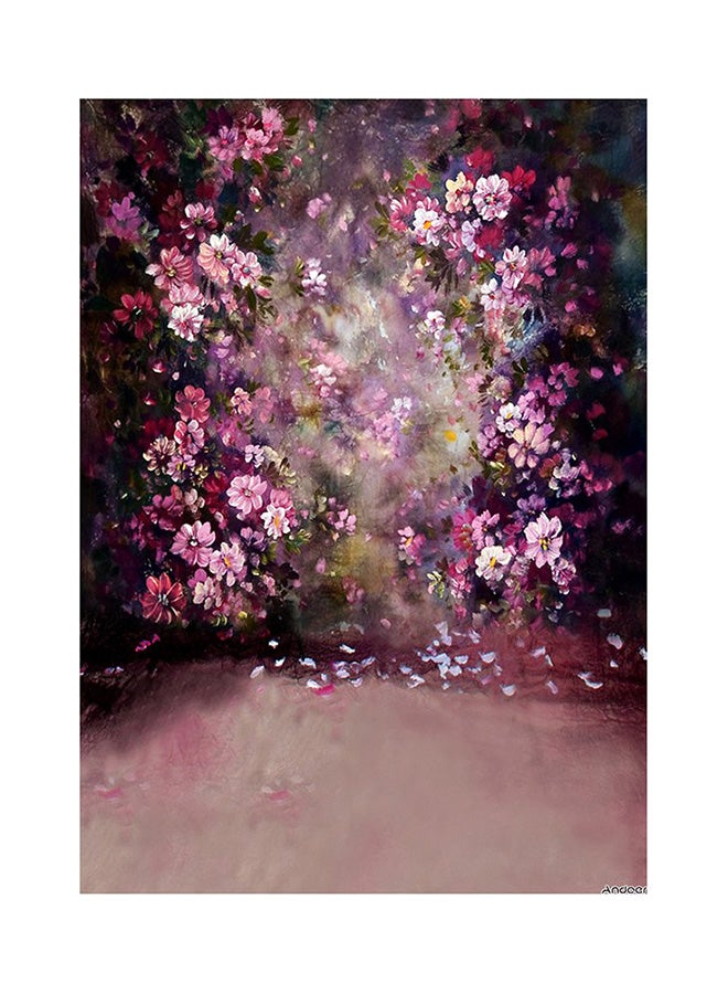 ANDOER Flower Wall Photography Background Multicolour  - Image 5