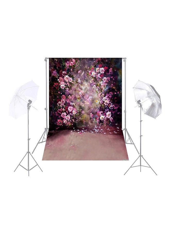 ANDOER Flower Wall Photography Background Multicolour  - Image 2