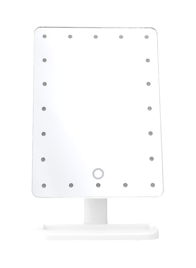 مرآة دوارة 180 بها 20 LED أبيض/ شفاف - Image 2