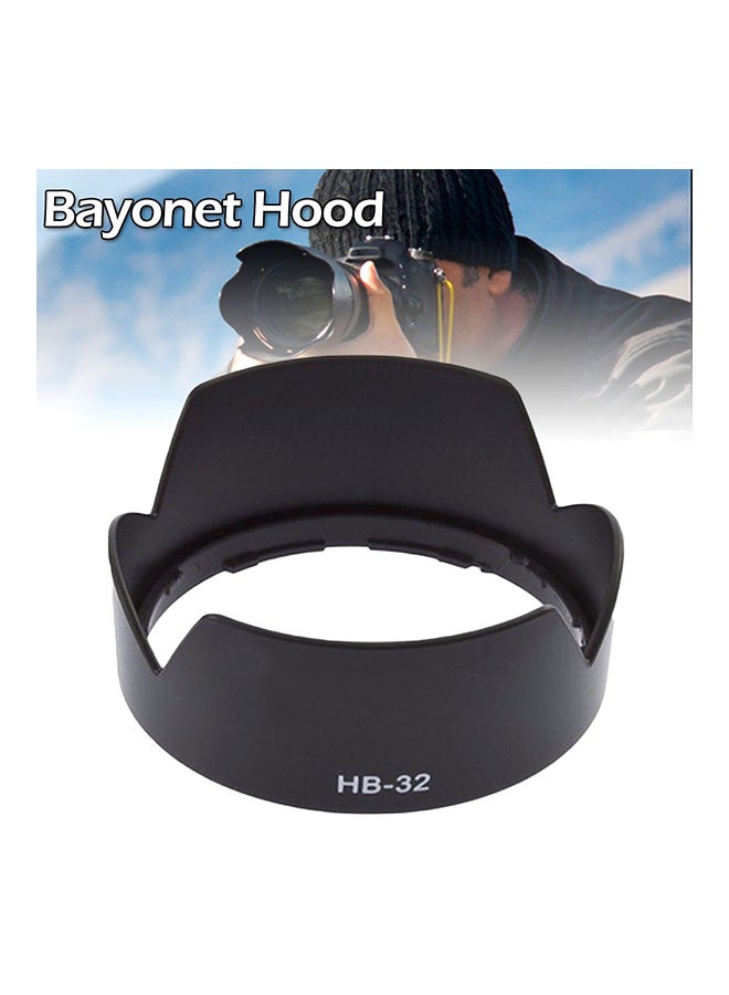 Professional Lens Hood Replace HB-32 For Nikon AF-S Black - Image 5