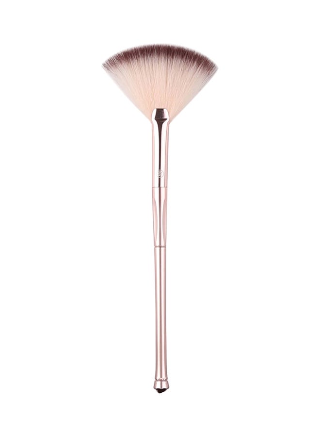 Z'OREYA Fan Type Blush Brush Rose Gold/Brown - Image 1