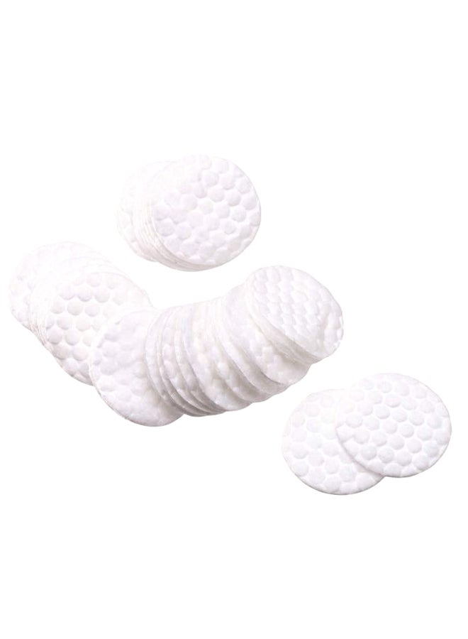 غوب وسادة قطنية غير منسوجة لإزالة المكياج من 80 قطعة أبيض - Image 2