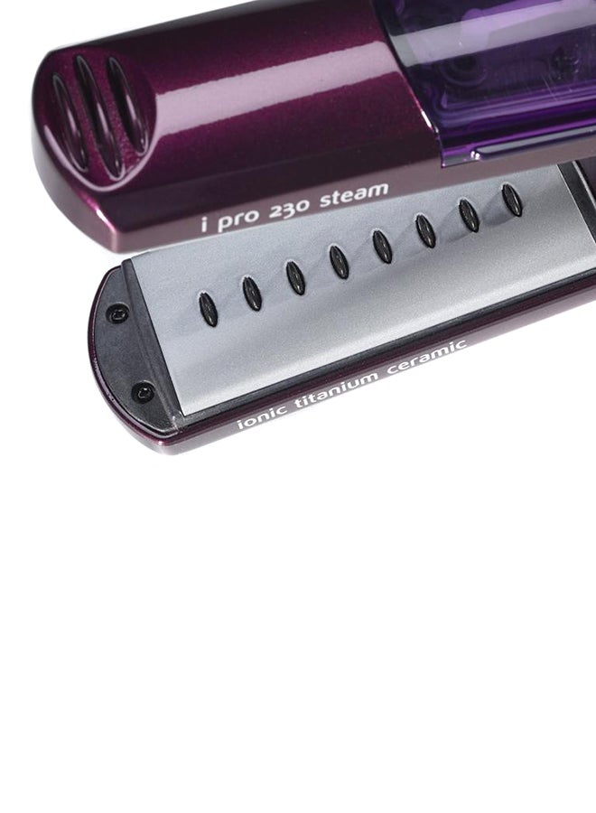 babyliss - Hair Straightener I Pro 230 Steam | Wet and Dry Hair Straightener | Nano Titanium Ceramic Coating | I-Temperature Technology, 360° Surround Steam Purple - Image 1