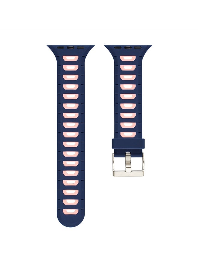 Replacement Band for Apple Watch Series 3 / 2 / 1 38mm Pink/Blue