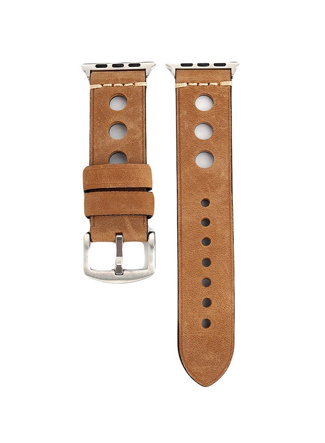 باند بديل لساعة أبل ووتش سيريز 3/ 2/ 1 مقاس 42 مم كاكي