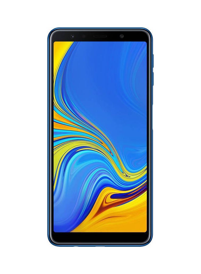 Samsung - Renewed - Galaxy A7 (2018) Dual SIM Blue 4GB RAM 128GB 4G LTE - Image 1
