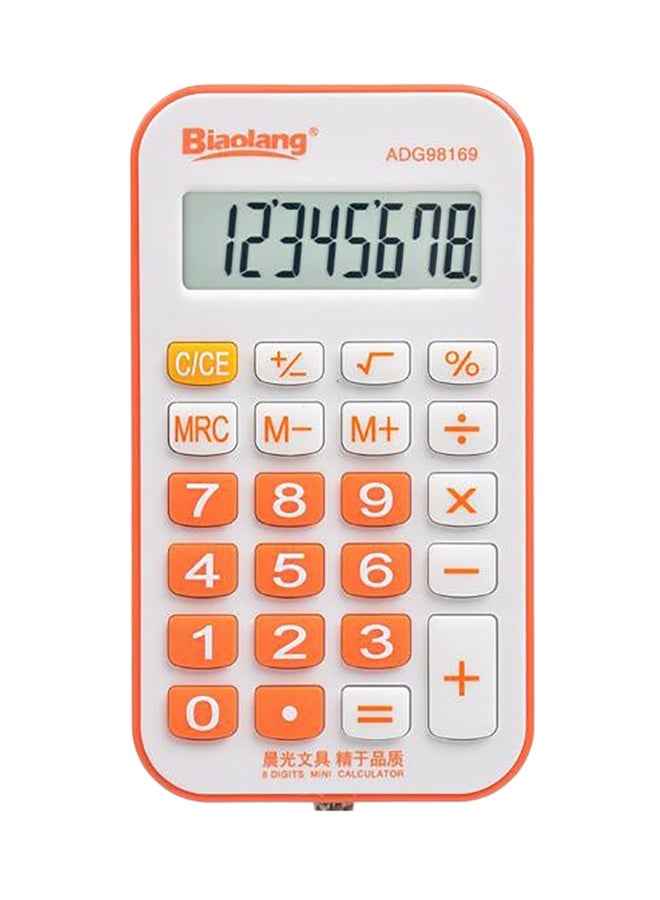 Generic Pocket Electronic Calculator Multicolour  - Image 1
