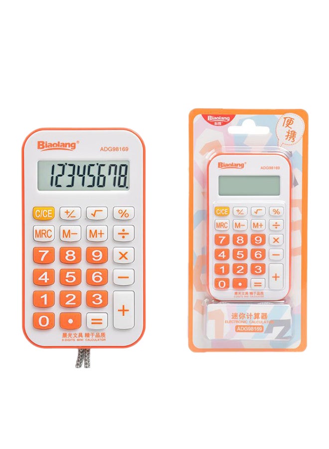 Generic Pocket Electronic Calculator Multicolour  - Image 2