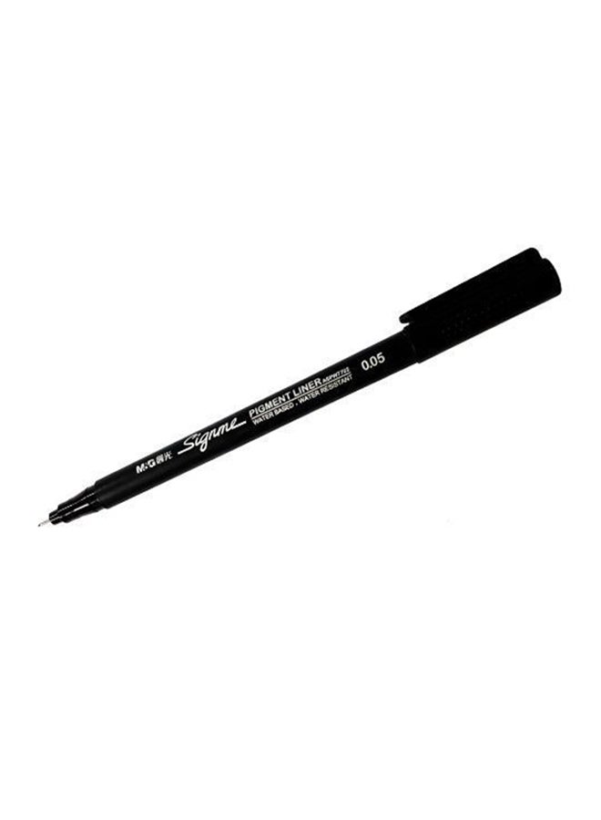 M&G Fineliner Pen Black 