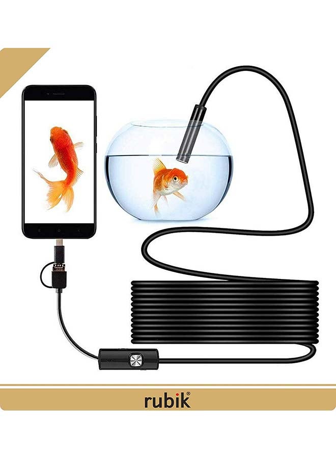 Generic - Type-C USB Endoscope Camera Soft Cable Black - Image 1