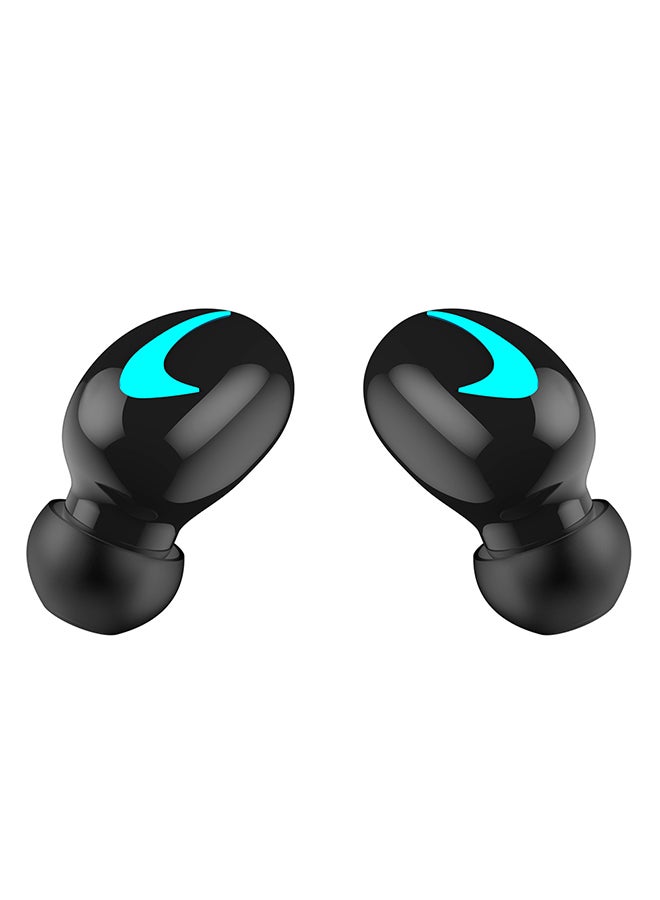 IPX5 Waterproof Wireless Headphones With Charging Case Black - Image 2