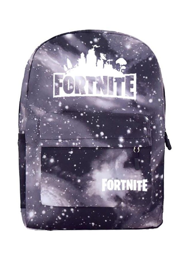 حقيبة ظهر مضيئة بتصميم سلسلة ألعاب Fortnite للابتوب قياس 17 بوصة متعدد الألوان