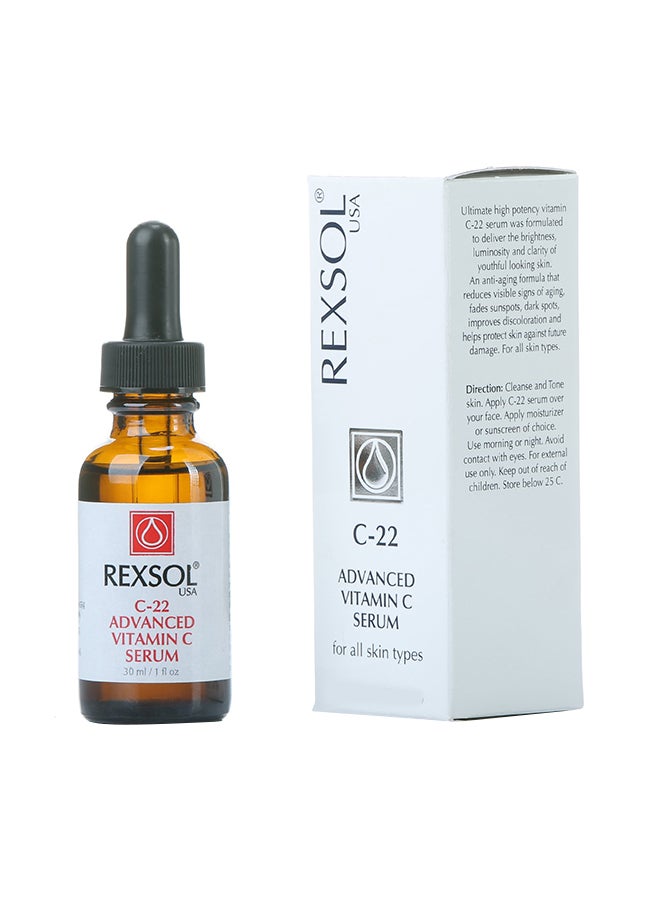 REXSOL - C-22 Advanced Vitamin C Serum 30ml - Image 1