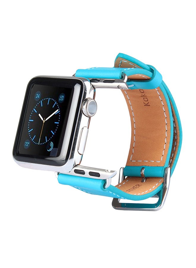 KAKAPI - Replacement Band for Apple Watch 38mm Blue - Image 1