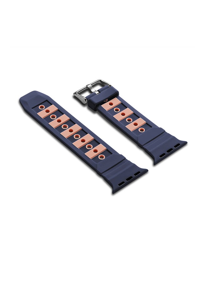 Replacement Band for Apple Watch Series 3 / 2 / 1 38mm Pink/Blue
