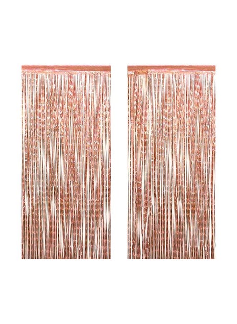 2-Piece Tassel Curtain Set 100901010901h