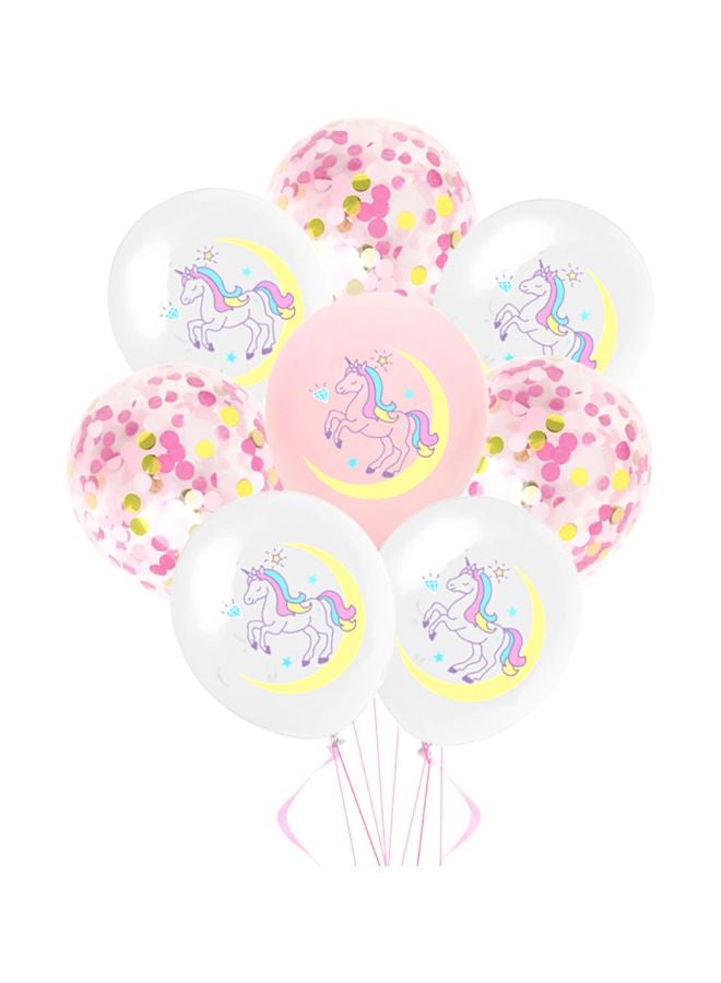 SAPU 10-Piece Unicorn Printed Balloon Set 20cm - Image 3