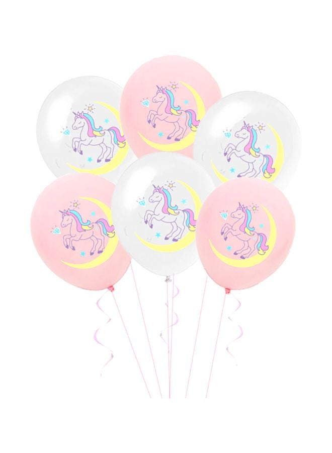 SAPU 10-Piece Unicorn Printed Balloon Set 20cm - Image 2