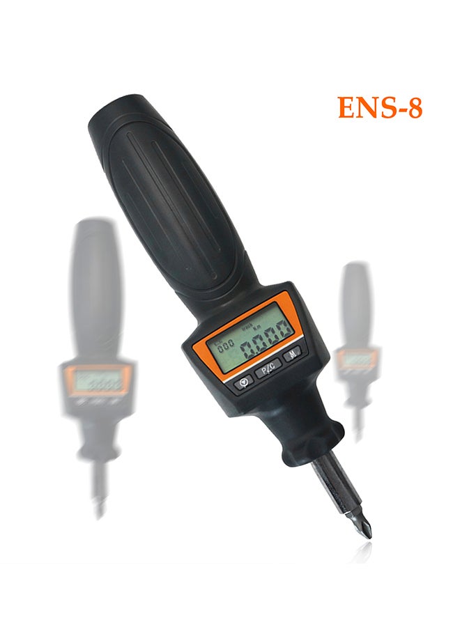 ENS-8 1/4" Mini Digital torque Screwdriver With Buzzer and LED Flash Alarm Orange 22*6*10centimeter - Image 3