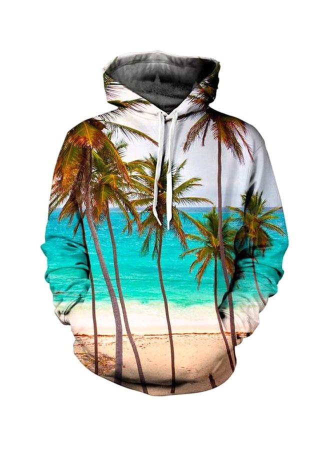Autumn And Winter  Series Digital Printing Couple Sweatshirt Grey/Beige/Blue  - Image 2