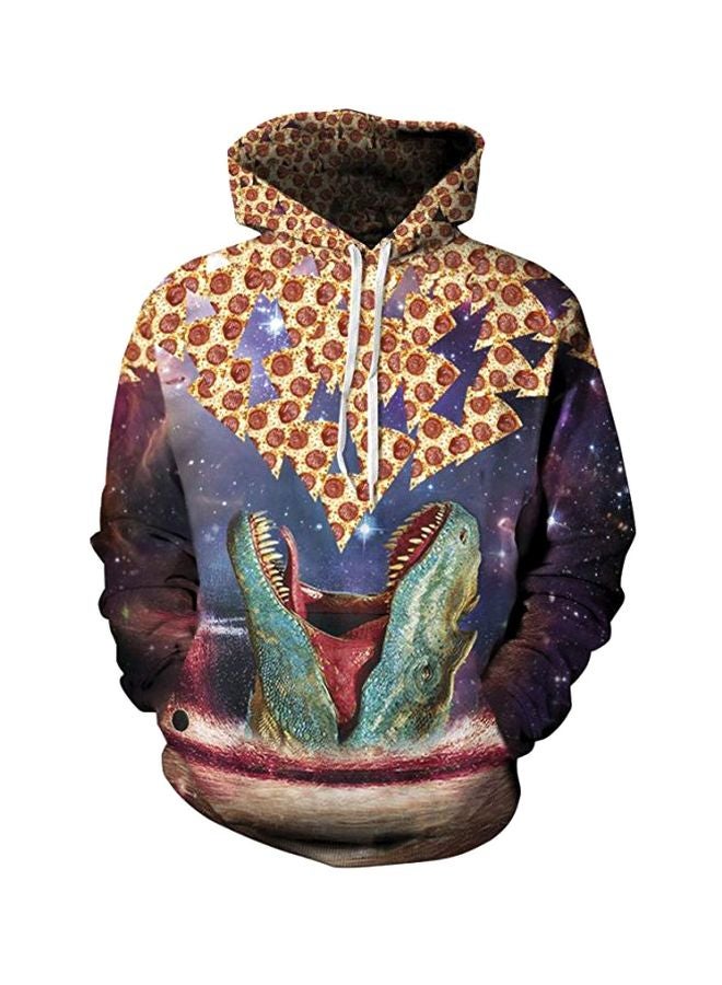 Autumn And Winter  Series Digital Printing  Couple Sweatshirt Green/Yellow/Blue  - Image 2