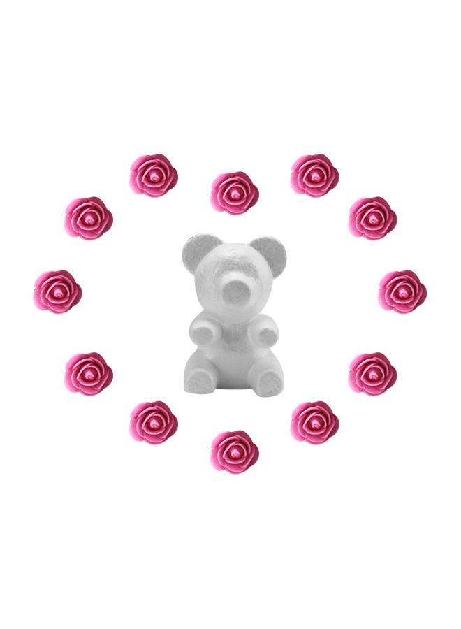 Generic - Decorative Rose Bear Craft Kit - Image 1