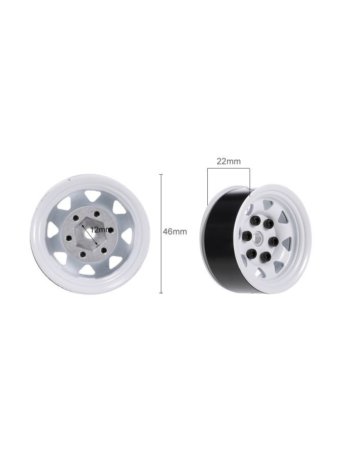 Pack Of 4 RC Car Metal Wheel Rims RM11874W-L 1.55inch  - Image 4