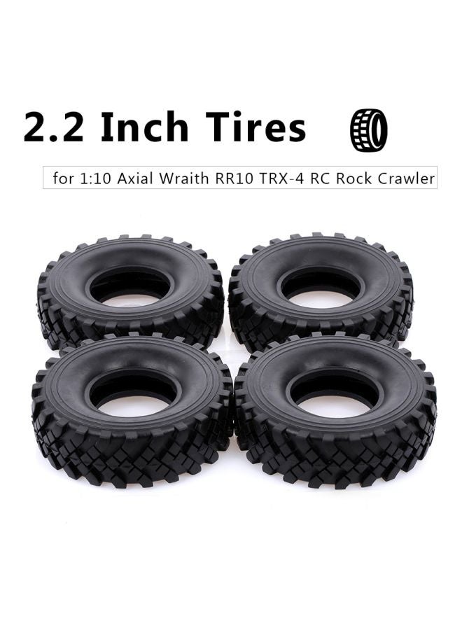 ANSELF 4-Piece Rock Crawler Tires For Rock Axial Wraith RR10 RC Crawler RM12205-L  - Image 4