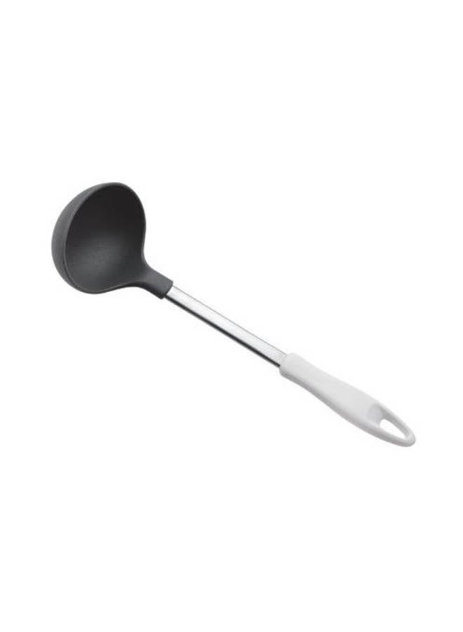 تسكوما مغرفة نايلون أسود / أبيض/ فضي 37x8.5x1سم