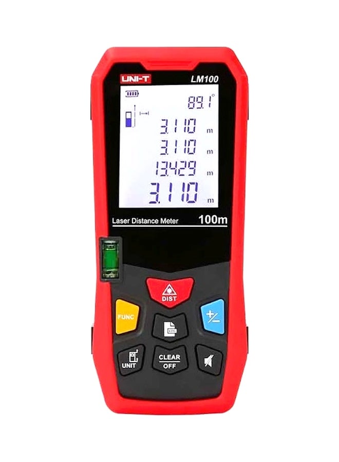 UNI-T Laser Distance Meter Red/Black 17cm  - Image 1