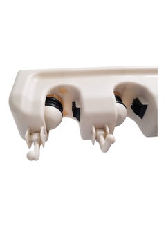 Home Pro Mop And Broom Holder White 32x6.5x9centimeter  - Image 2