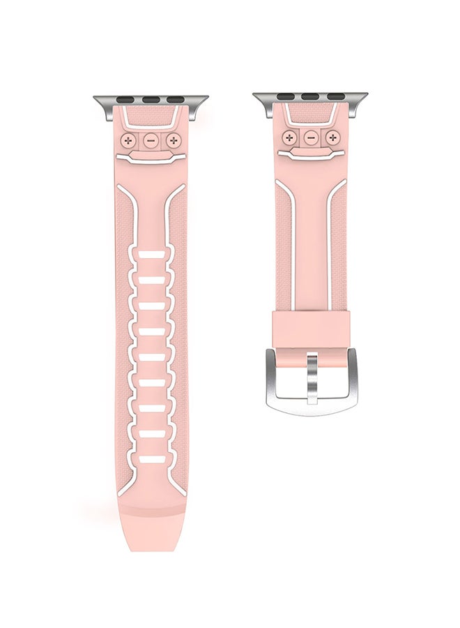Rubber Digital Watch Band For Apple Watch Series 3/2/1 38mm Multicolour - Image 1