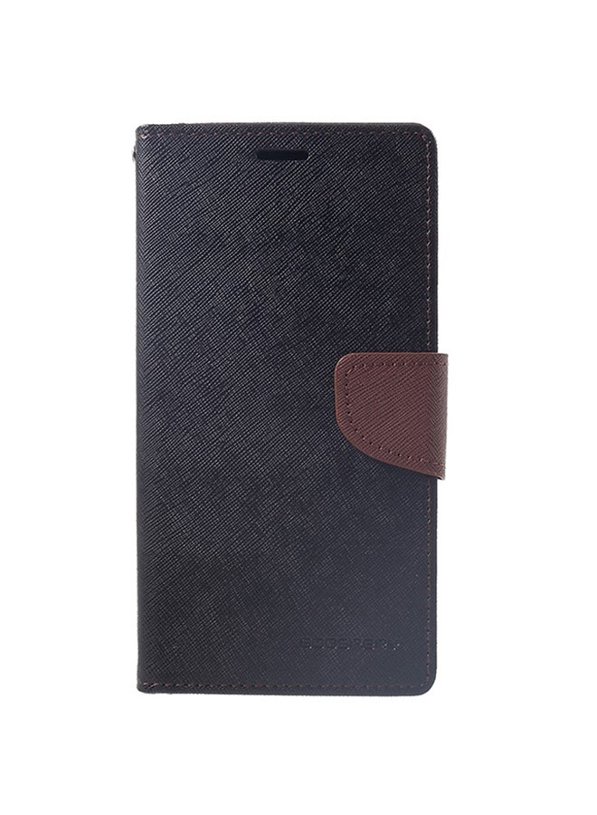 Mercury Protective Flip Case Fancy Diary Design for iPhone Xs+ or iPhone Xs Max Black - Image 1