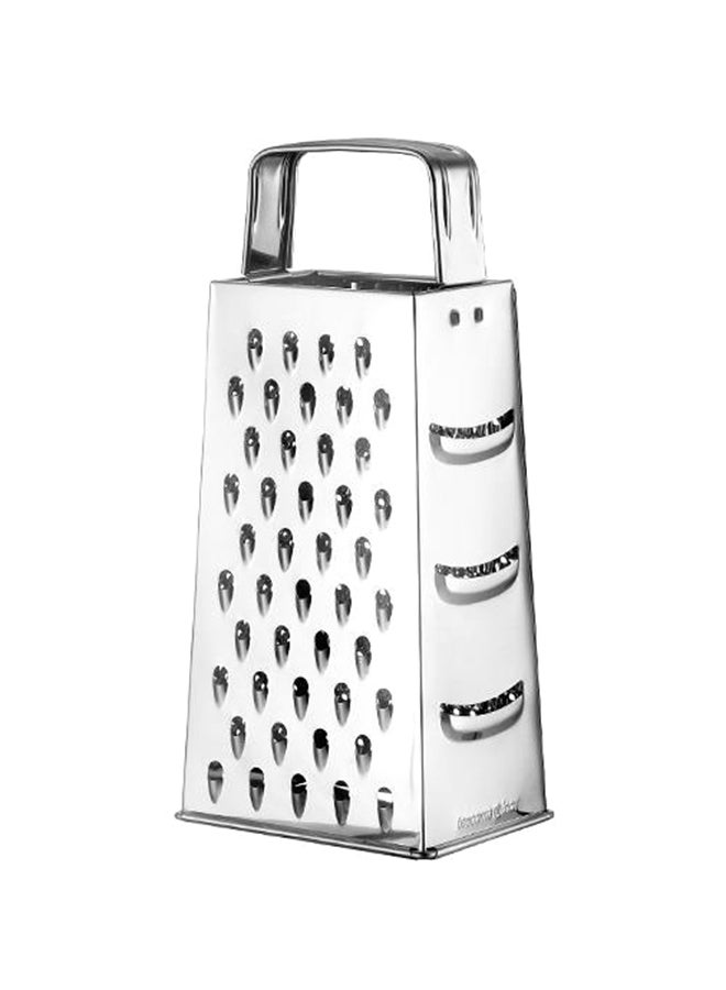tescoma 4-Sided Medium Handy Grater Silver 20.8 x 9.3cm 