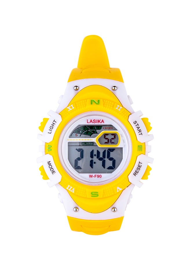 Kids' Silicone Strap Digital Wrist Watch 90-7
