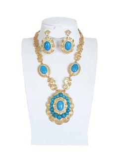 2-Piece Gold Plated Vintage Jewellery Set