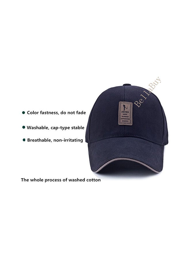 Outdoor Simple Solid Cap Blue - Image 2
