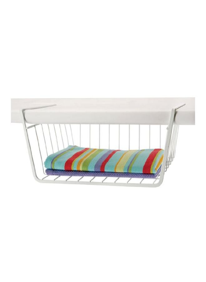 Organized Living Under-Shelf Basket White Medium - Image 2