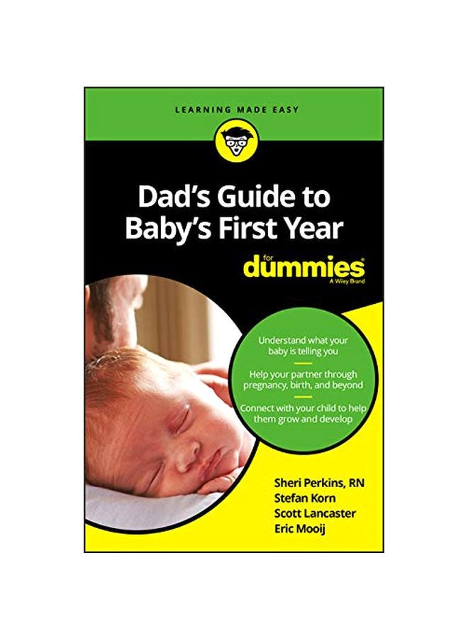 Dad's Guide To Baby's First Year For Dummies Paperback English by RN Sharon Perkins - 42583 