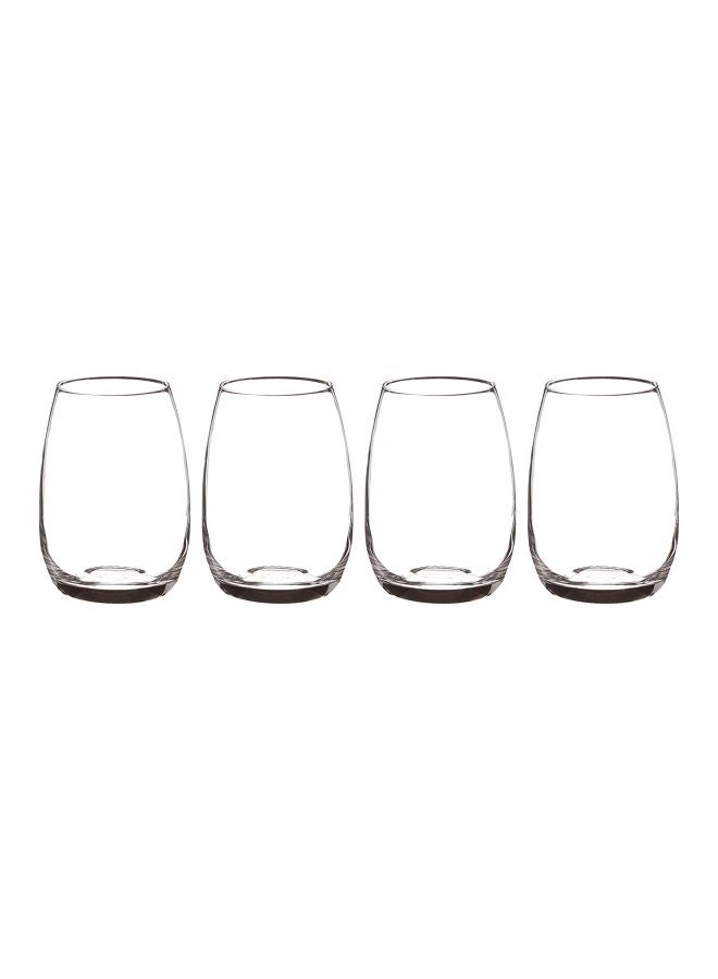 Luigi Bormioli - 4-Piece Michelangelo Stemless Glass Set Clear - Image 1