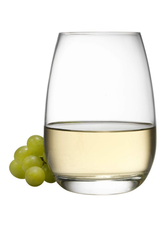 Luigi Bormioli - 4-Piece Michelangelo Stemless Glass Set Clear - Image 1