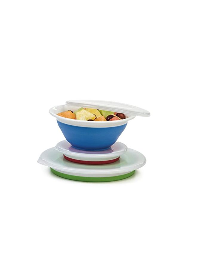 Prepworks from Progressive 3-Piece Storage Bowl With Lid multicolour  - Image 2