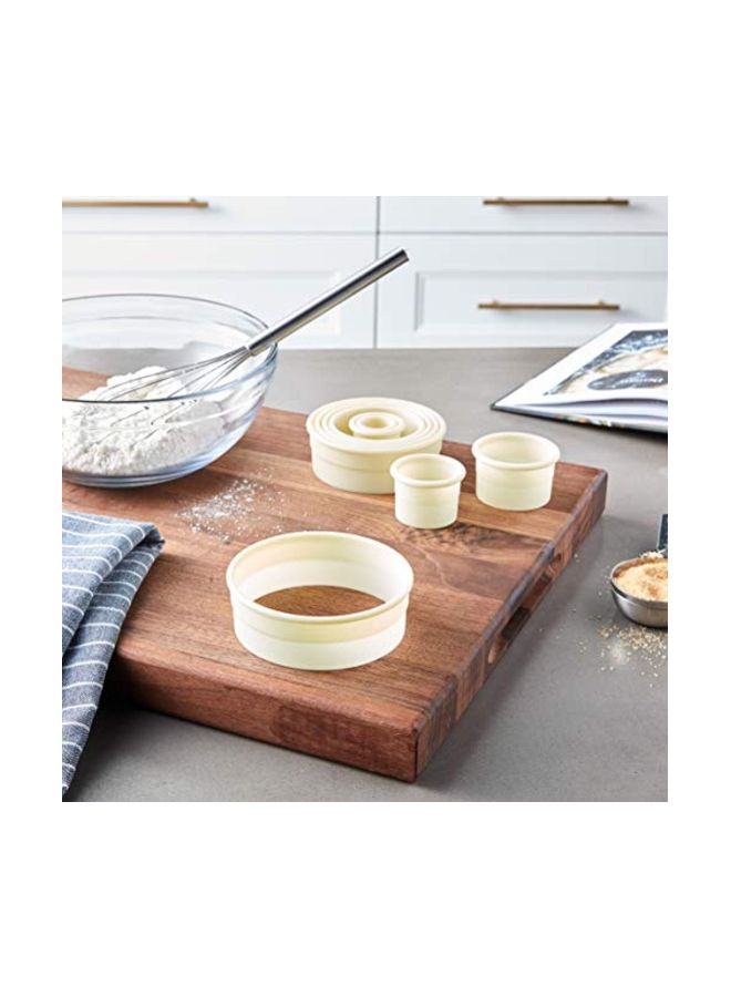 Mercer Culinary 9-Piece Round Cutter Set Beige  - Image 5