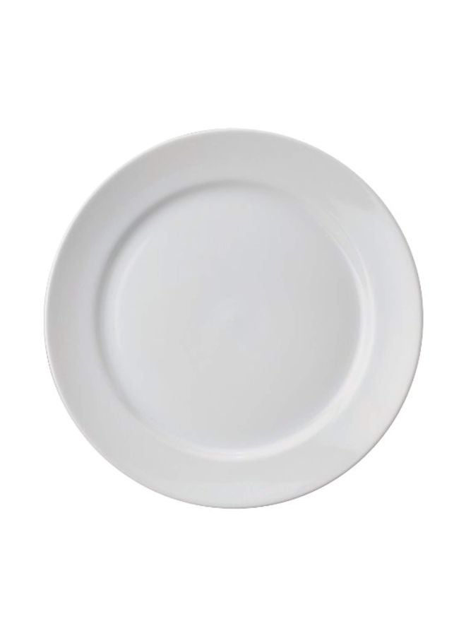 HIC Harold Import Co. - Porcelain Buffet Plate White 12inch - Image 1
