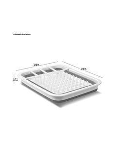 Multi function Drying Dish Rack White/Grey 14.63x12.63x2.75inch - v1580306328/N34129151A_6