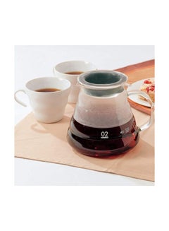 Hario Glass Coffee Carafe Clear/Silver  - Image 4