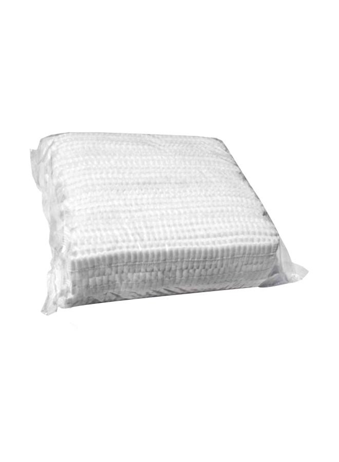 New Star Foodservice Disposable Non Woven Chef Mop Hat White  - Image 1
